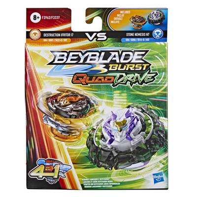 5010993936618 - Beyblade - Hasbro - 2 Toupies Quaddrive- Beyblade Burst