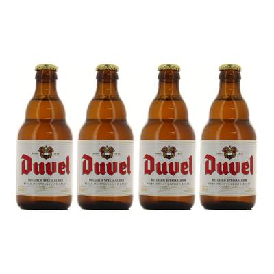 Duvel Bière blonde 8.5°, 4x33cl