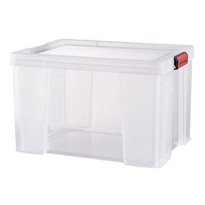 Clip & store Bac de rangement 45L transparent, 45L