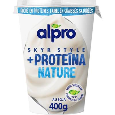 Alpro Skyr végétal nature protéiné, 400g