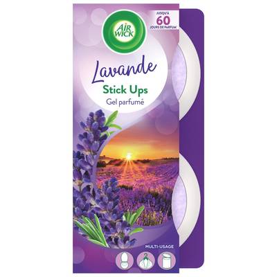 Air Wick Désodorisant stick up senteur lavande 2en1, 2 pièces