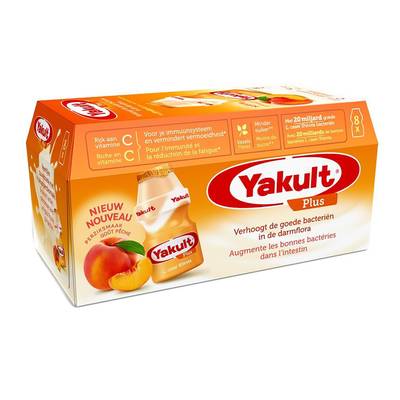 Yakult Boisson fermentée goût pêche, 520ml