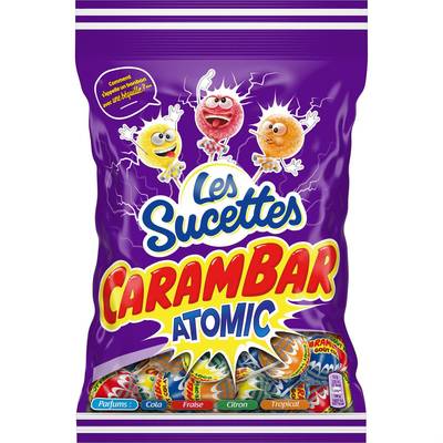 Carambar Sucettes Atomic, 156g
