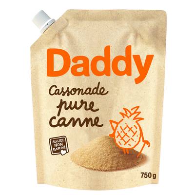 Daddy Cassonade pure canne pack kraft, 750g