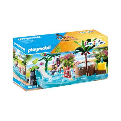 PLAYMOBIL® Family Fun Pataugeoire avec bain à bulles, 70611