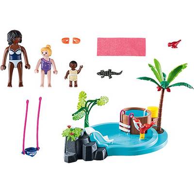 4008789706119 - PLAYMOBIL® Family Fun - Pataugeoire avec bain à bulles