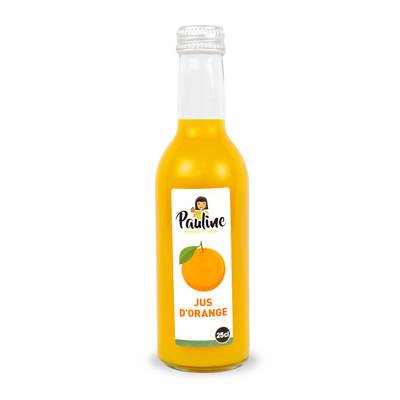 Pauline Pur jus d'orange premium, 25cl