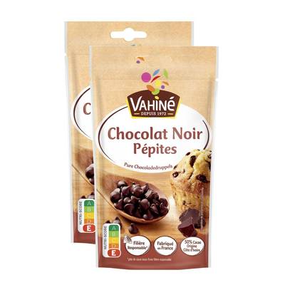Vahine Pépites de Chocolat, 2x100g
