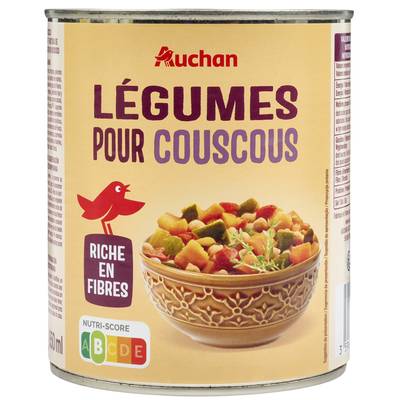 Auchan Légumes pour couscous, 800g