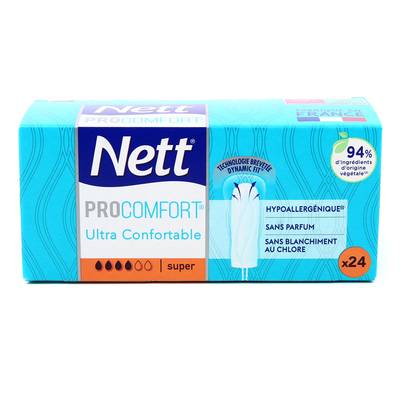 Nett Tampons hygiéniques procomfort flux super, 24  pièces