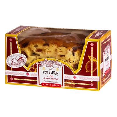 Albert Ménès Cake Tranché Pur Beurre aux Fruits Confits, 350g