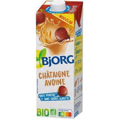 Bjorg Châtaigne Avoine Boisson Végétale Bio, 1L