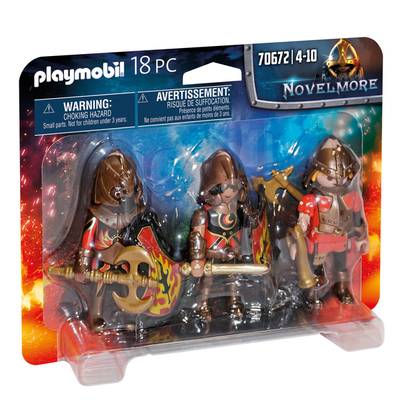 PLAYMOBIL® Novelmore 3 combattants Burnham Raiders, 70672