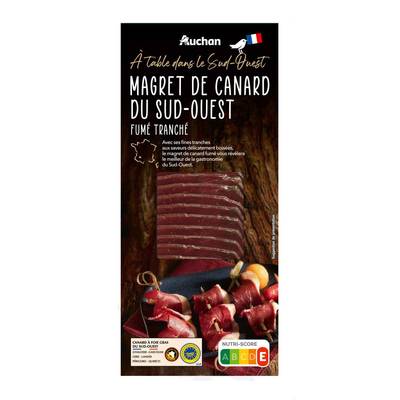 Auchan Terroir Magret de Canard du Sud-Ouest Fumé, 70g