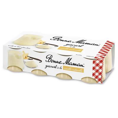 Bonne Maman Yaourt vanille, 8x125g