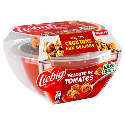 Liebig Soupe Velouté de Tomates et Topping, 32 cl