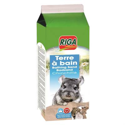 Riga Rigalit Terre à bain pour chinchilla, 1,3kg
