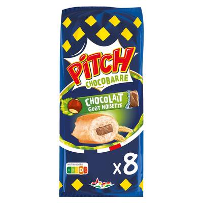 Pasquier Pitch Chocobarre Noisette, 8 briochettes - 300g
