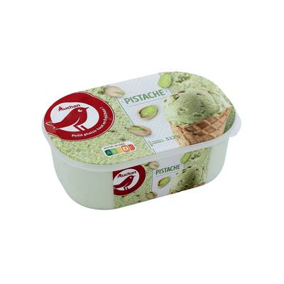 Auchan Glace à la pistache, 512g
