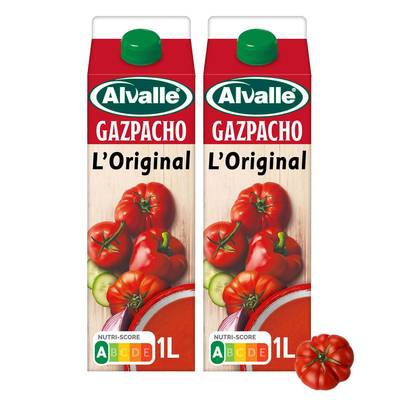 Alvalle Gaspacho Original, Lot de 2x1L