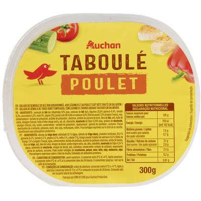 Auchan Taboulé au Poulet, 300g
