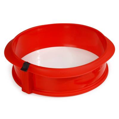Lékué Moule à gâteau avec plaque, 23 cm, 23 cm