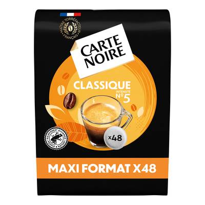 Carte Noire Classique N° 5 équilibré, 48 dosettes