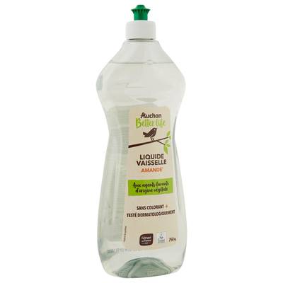 Auchan Better Life Liquide vaisselle amande, 750ml