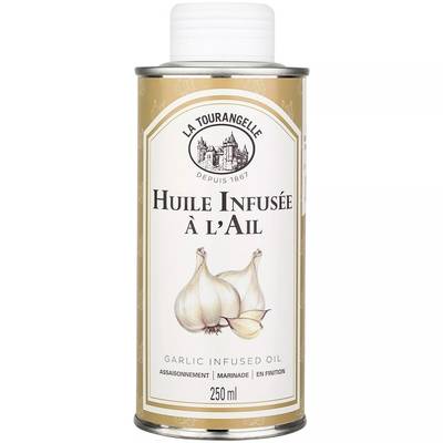 La Tourangelle Huile de Colza Infusée à l'Ail, 25cl