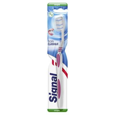 Signal Brosse à dents Souple Soin Classique, 1 brosses à dents