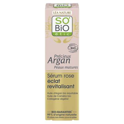SO'BIO ETIC Sérum rose éclat revitalisant, 150ml