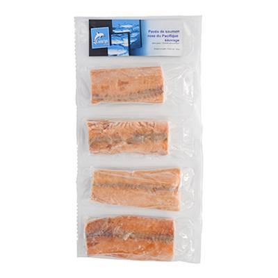 Gineys Pavés de Saumon Rose du Pacifique Sauvage, 400g