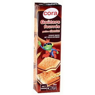 Goûters fourrés au chocolat Goûters fourrés au chocolat ,CORA,300g
