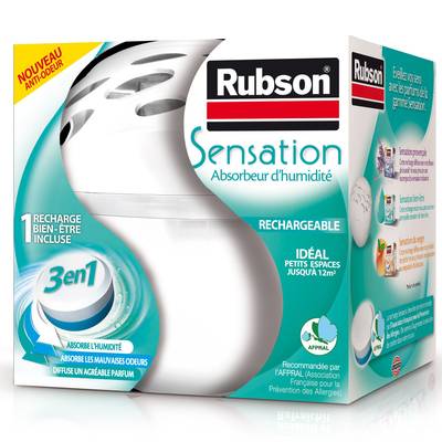 Rubson Absorbeur d'humidité- sensation appareil 3 en 1