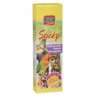 Riga Sticky Baguettes aux fruits pour grandes perruches et perroquets 2x70g, 140g