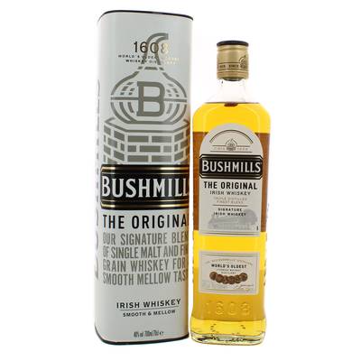 Bushmills Irish Whiskey 40° coffret métal, 70cl