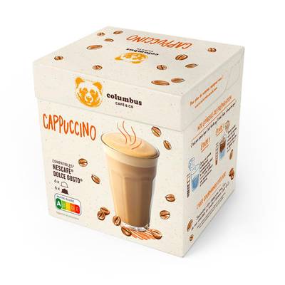Columbus Café & CO Cappuccino - Compatible Dolce Gusto, 12 capsules