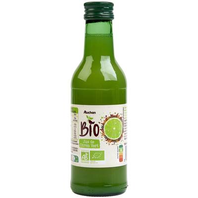 Auchan BIO Jus de citron vert Bio, 25cl