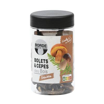 Borde Bolets et Cèpes des Bois séchés, 40g