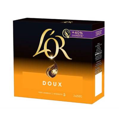 L'or Café Moulu Doux, 2x250g