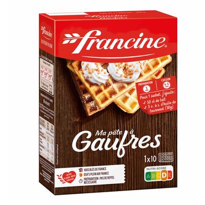 Francine Farine Pâte à Gaufres, 350g