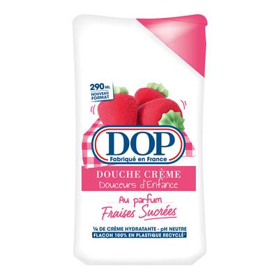 Dop Gel Douche crème douceurs d'enfance au parfum fraises sucrées, 290ml