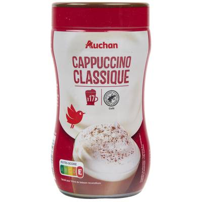 Auchan Café soluble cappuccino classique, 250g