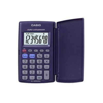 Casio Calculatrice de Poche Conversion euro HL820VERA
