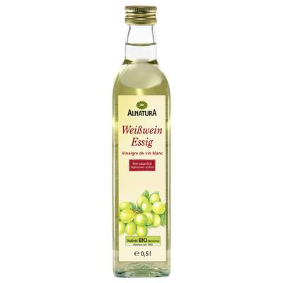 Alnatura Vinaigre Vin Blanc Bio, 50cl