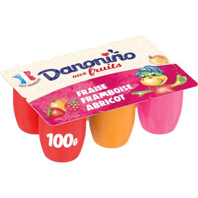 Danonino Petits suisses aux fruits, 6x100g