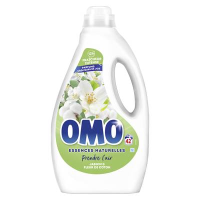 Omo Lessive Liquide Jasmin & Fleur de Coton, 1,76L