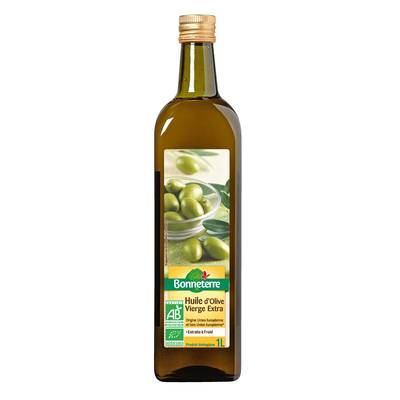 Bonneterre Huile d'olive vierge extra bio, 1L