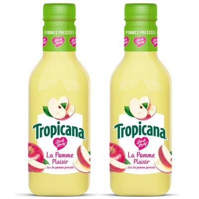Tropicana Jus de Pommes Pressées, Lot de 2x90cl