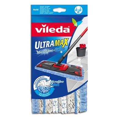 Vileda Recharge ultramax microfibres et coton, 1 pce